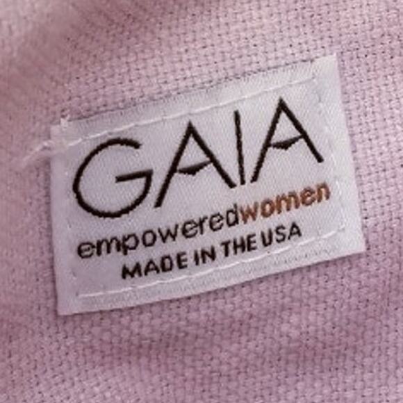 GAIA Empowered Women Woven Handbag Turkish Mexican Ethnic Inspired Zip Top - Picture 5 of 5